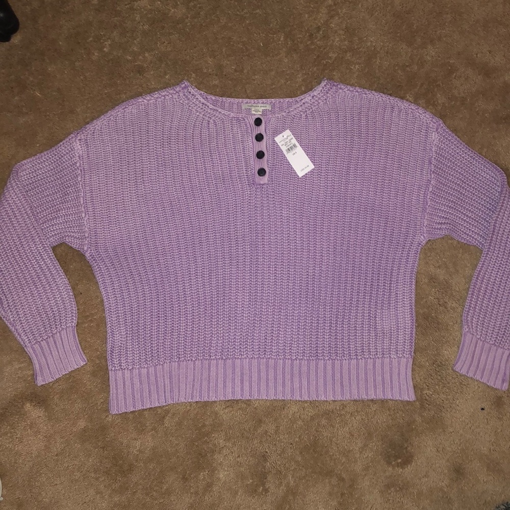 NWT Lavender american eagle sweater